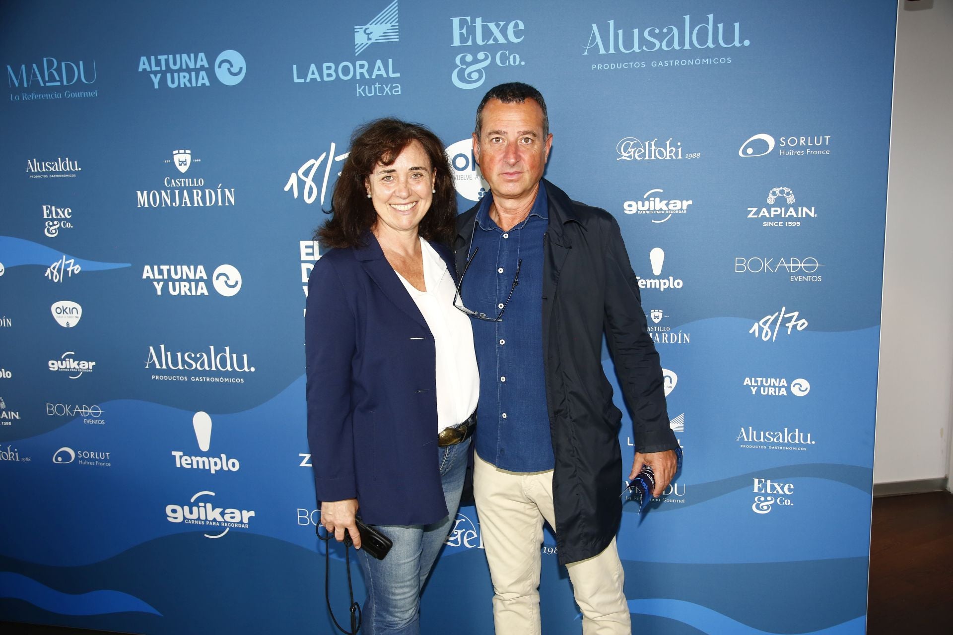 Photocall de la fiesta de DV para disfrutar de la Bandera de La Concha