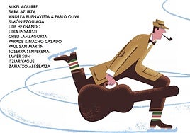 Los participantes en el concierto de Navidad de Discos Mon Oncle del año pasado.