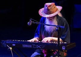 Hermeto Pascoal durante su último concierto en el Kursaal, el pasado 25 de julio.