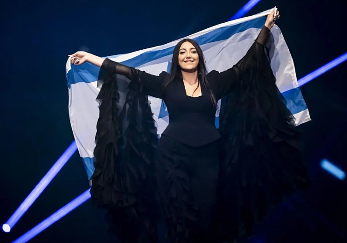 La representante de Israel en Eurovisión 2025, Yuval Raphael.