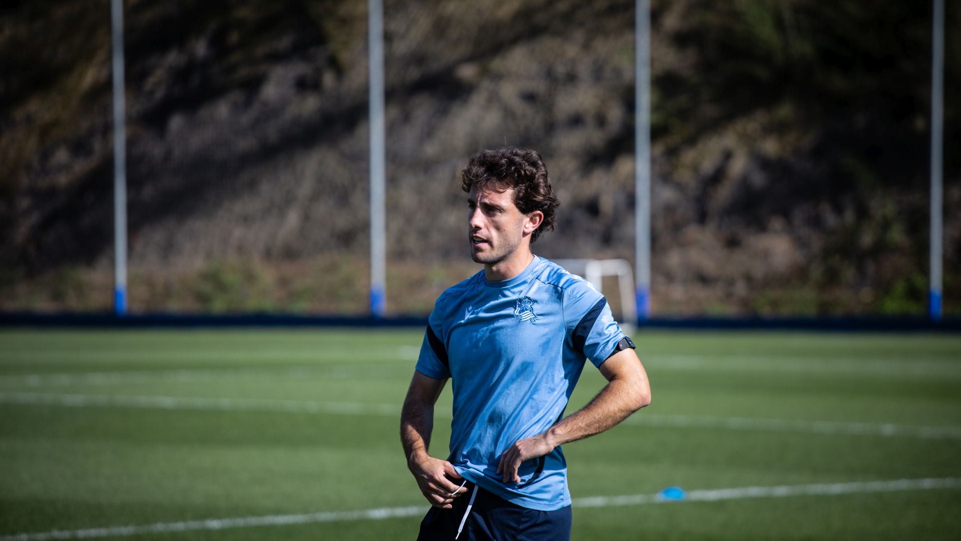 Sergio dirige un entrenamiento con muchas novedades