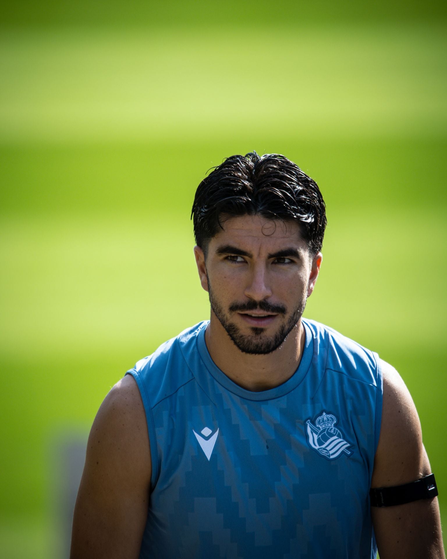 Sergio dirige un entrenamiento con muchas novedades