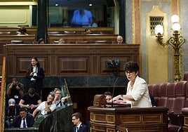 La portavoz del PNV en el Congreso, Maribel Vaquero.