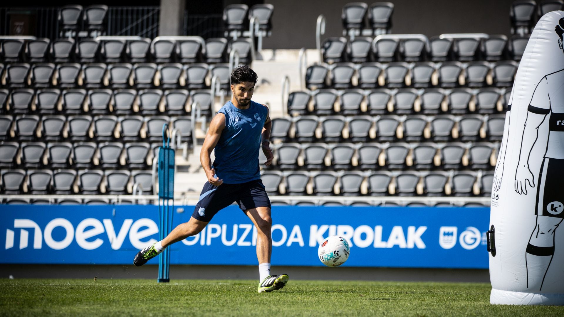 Ganas de reaccionar y sol en Zubieta
