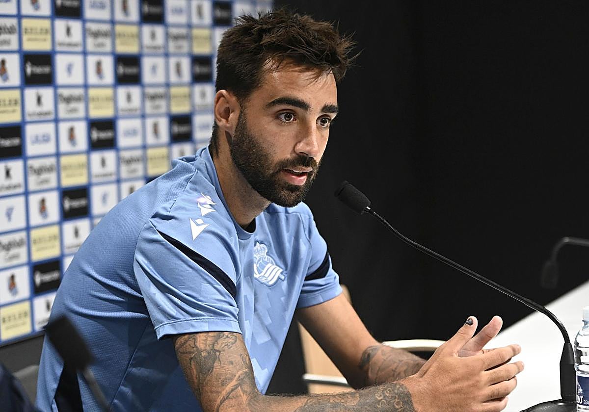 Brais, en rueda de prensa este miércoles.