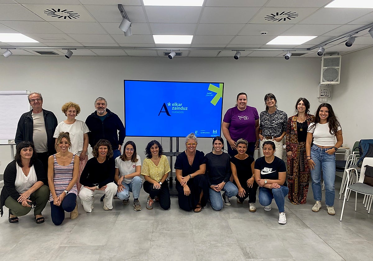 Imagen de la mesa de cuidados que está funcionando ya en la localidad.