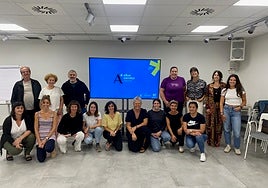 Imagen de la mesa de cuidados que está funcionando ya en la localidad.