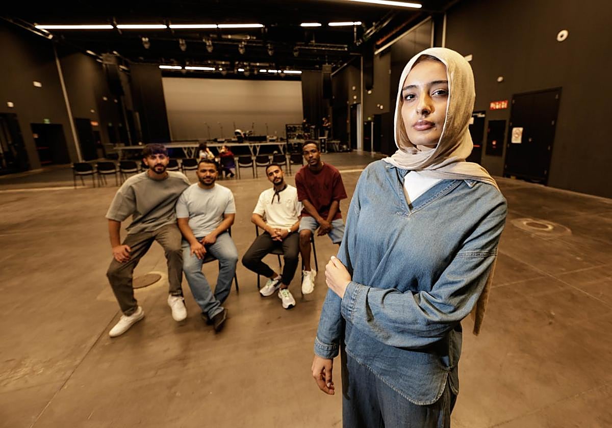 Sol Band antes delensayo que tuvo lugar en Lekuona Fabrika.