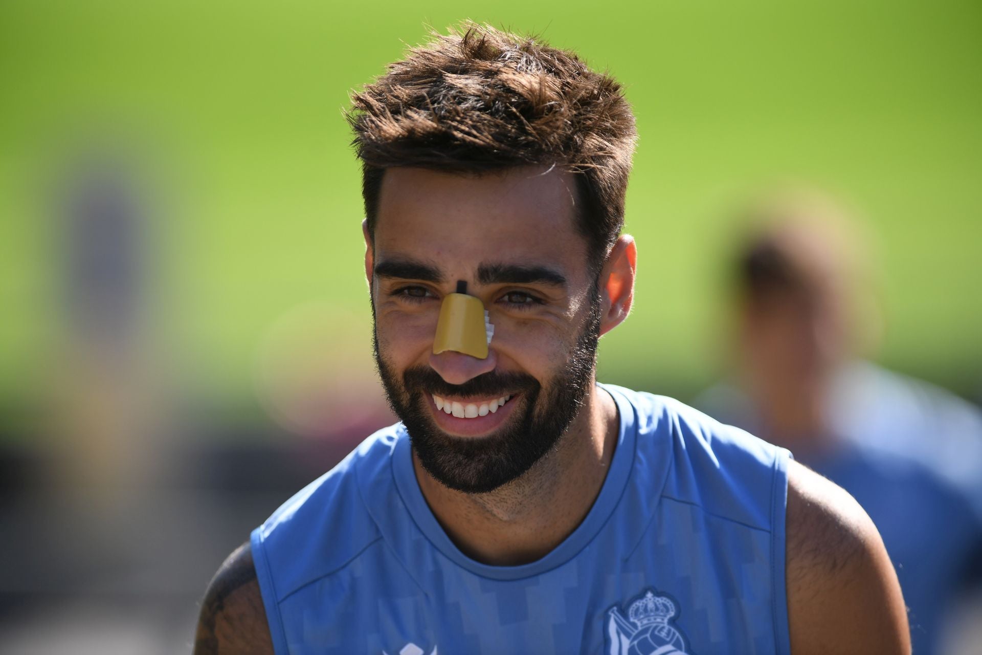 Caluroso último entrenamiento en Zubieta