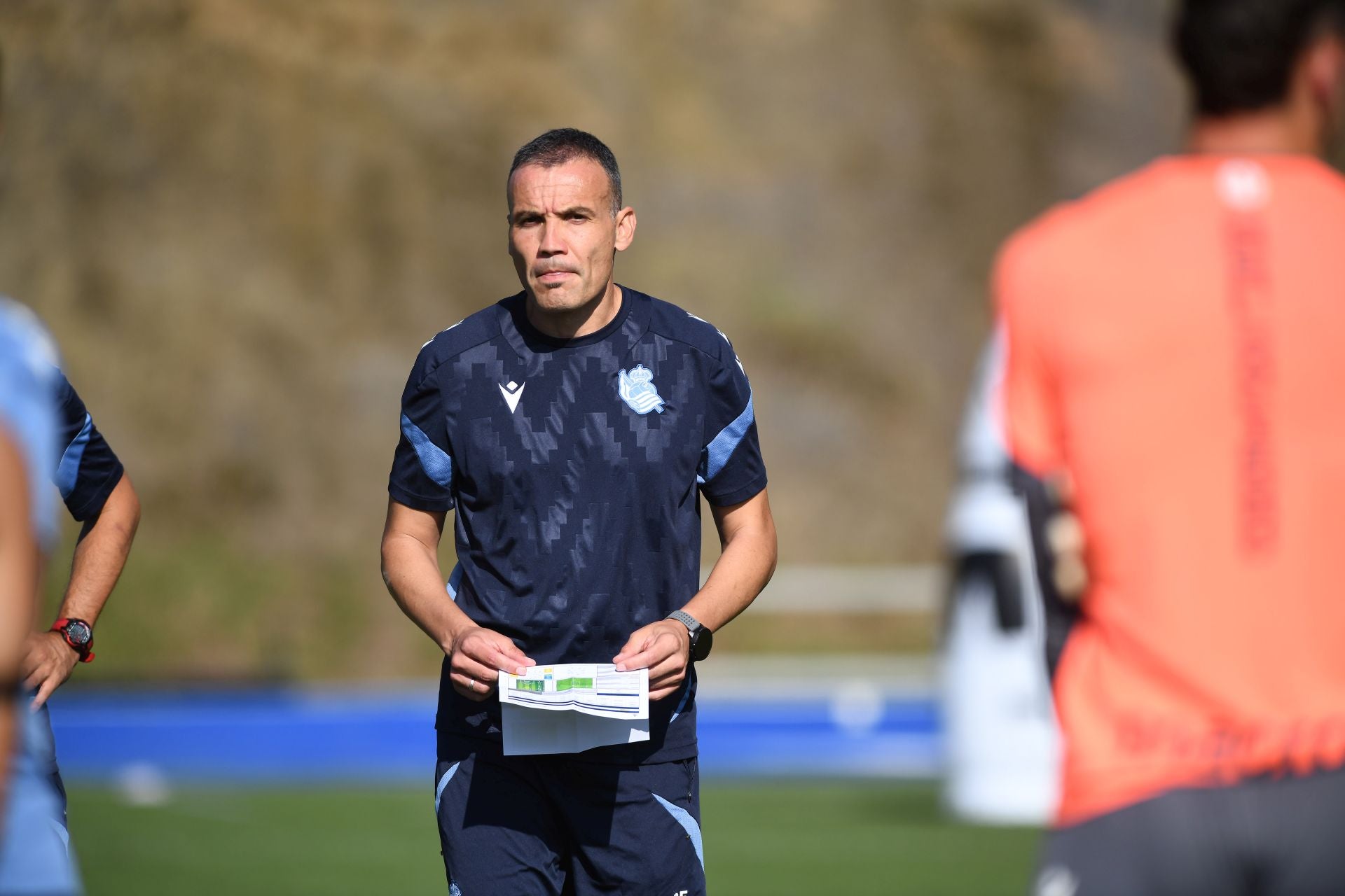 Caluroso último entrenamiento en Zubieta