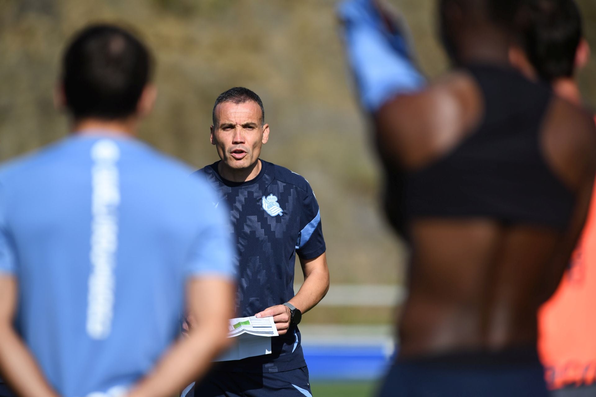 Caluroso último entrenamiento en Zubieta