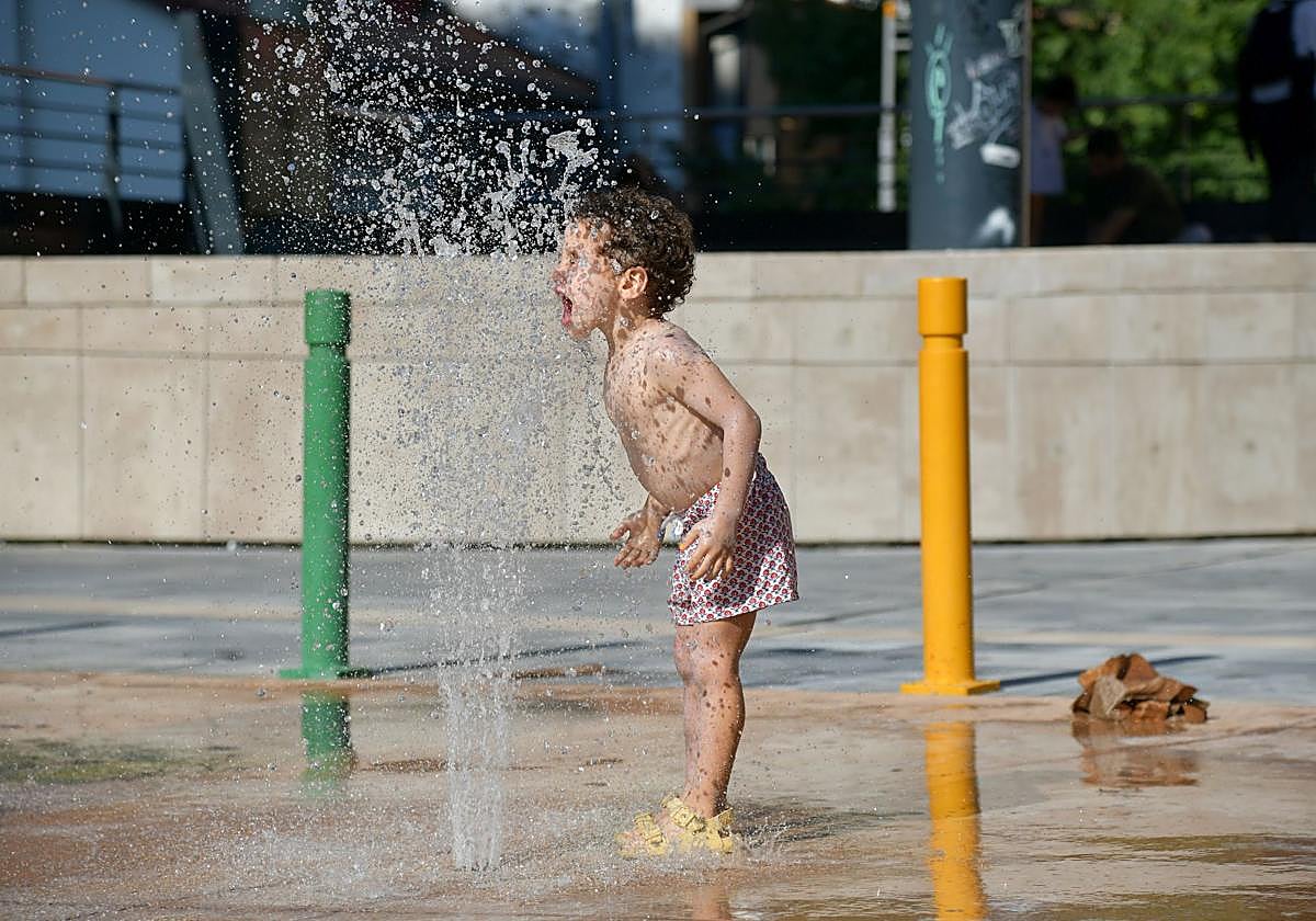 Jornada sofocante en el interior de Gipuzkoa