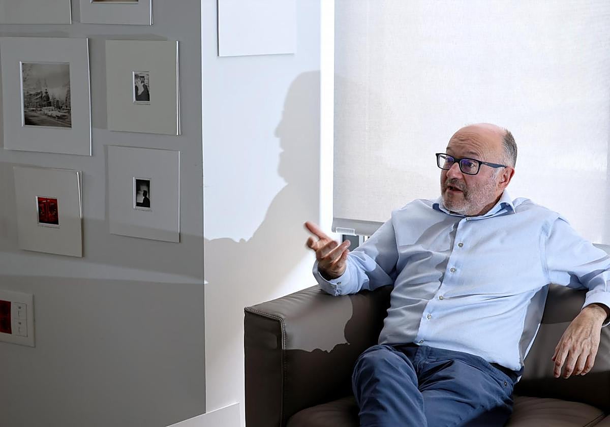 José Luis Rebordinos, director del Zinemaldia, en una entrevista con este periódico.