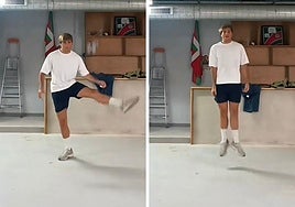 El reto de un joven en París: «Tengo que aprender a bailar un baile vasco en dos semanas»