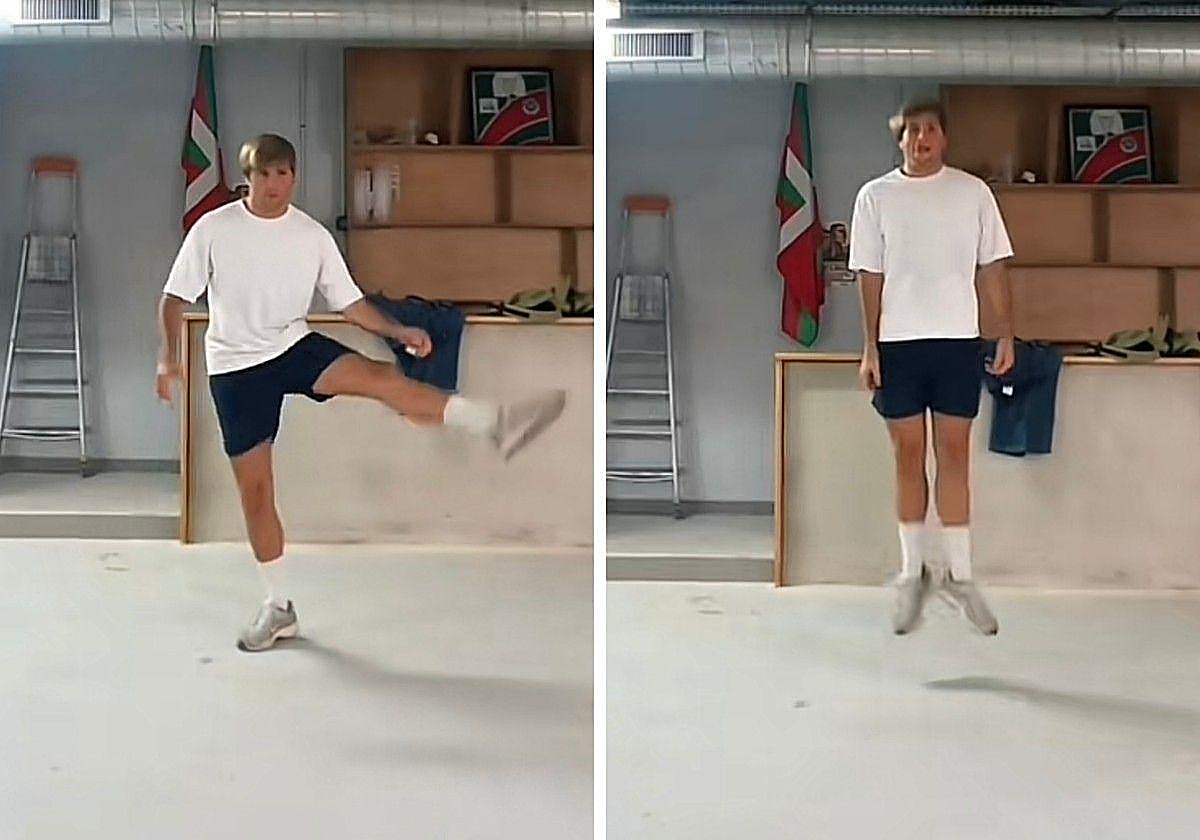 El reto de un joven en París: «Tengo que aprender a bailar un baile vasco en dos semanas»