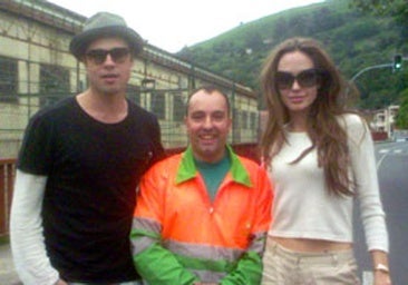 La visita relámpago de Angelina Jolie a Euskadi hace 18 años