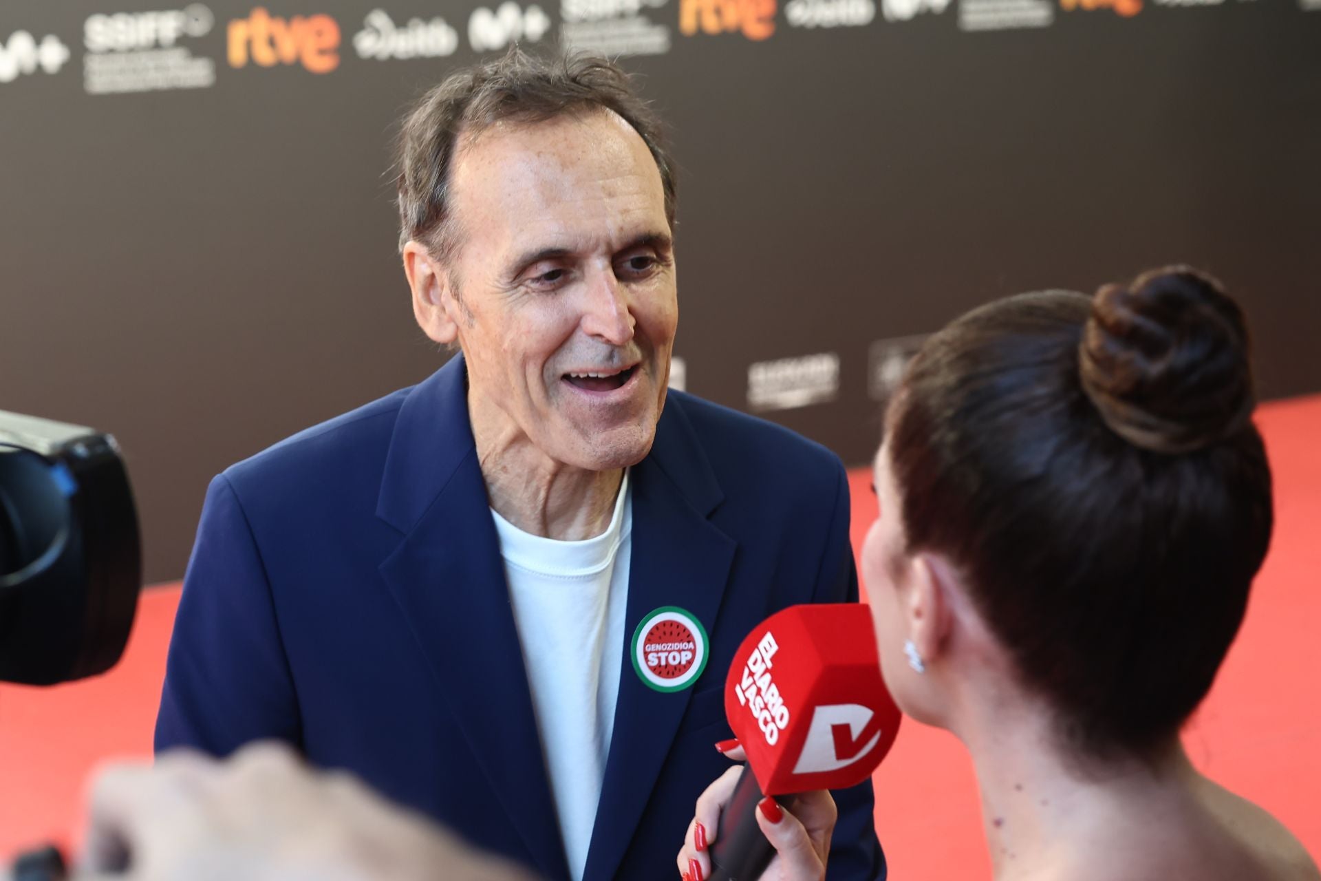 Alfombra roja de la gala inaugural del Zinemaldia