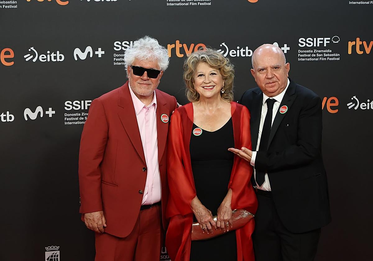 Alfombra roja de la gala inaugural del Zinemaldia