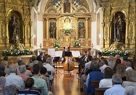 Actuación del quinteto Oiasso