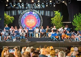 Conicerto ofrecido por Herri Arte Eskola en una edición anterior de Atlantikaldia.