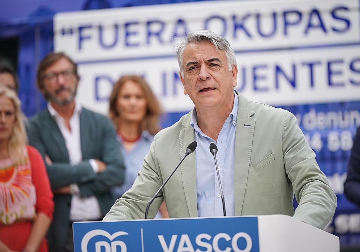 El presidente del PP en Euskadi, Javier de Andrés.