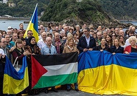 Concentración este domingo en el Paseo Nuevo de Donostia.