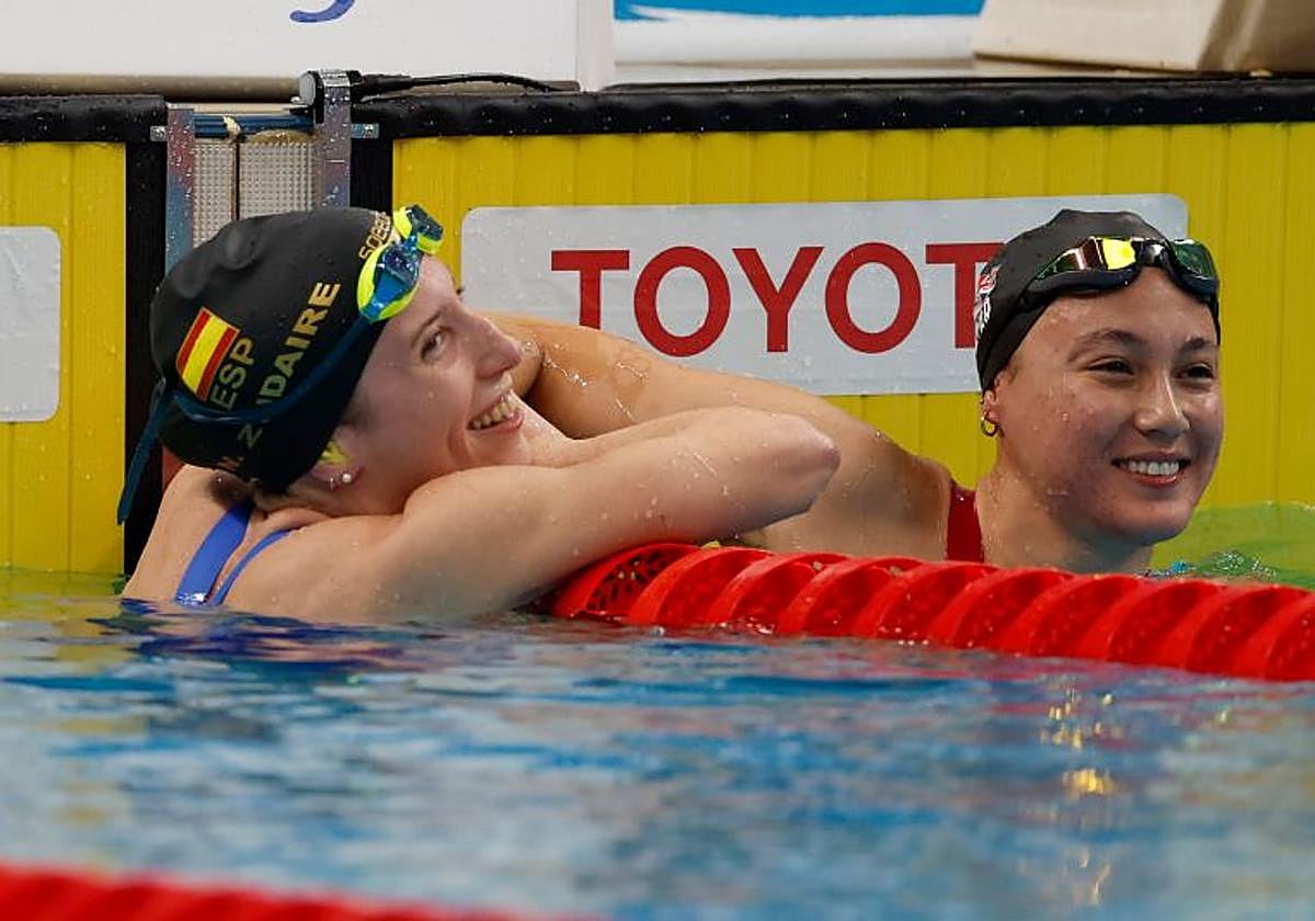 Nahia Zudaire, tras conquistar su medalla