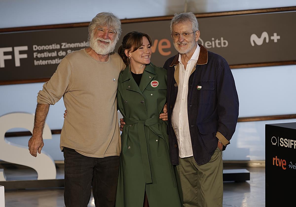 Actores principales de la pelicula 'Maspalomas'.