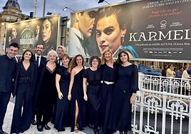 La proyección en el Festival del Cine vistió de gala a las voces de Ganbara y KUP que cantan y actúan en la película.