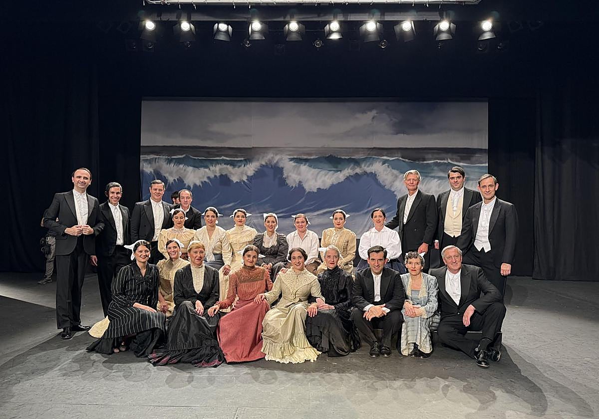 La coral Ganbara de Oñati en el Zinemaldia