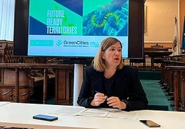 La alcaldesa, Cristina Laborda, acudirá al congreso Green Cities en Málaga el 1 y el 2 de octubre.