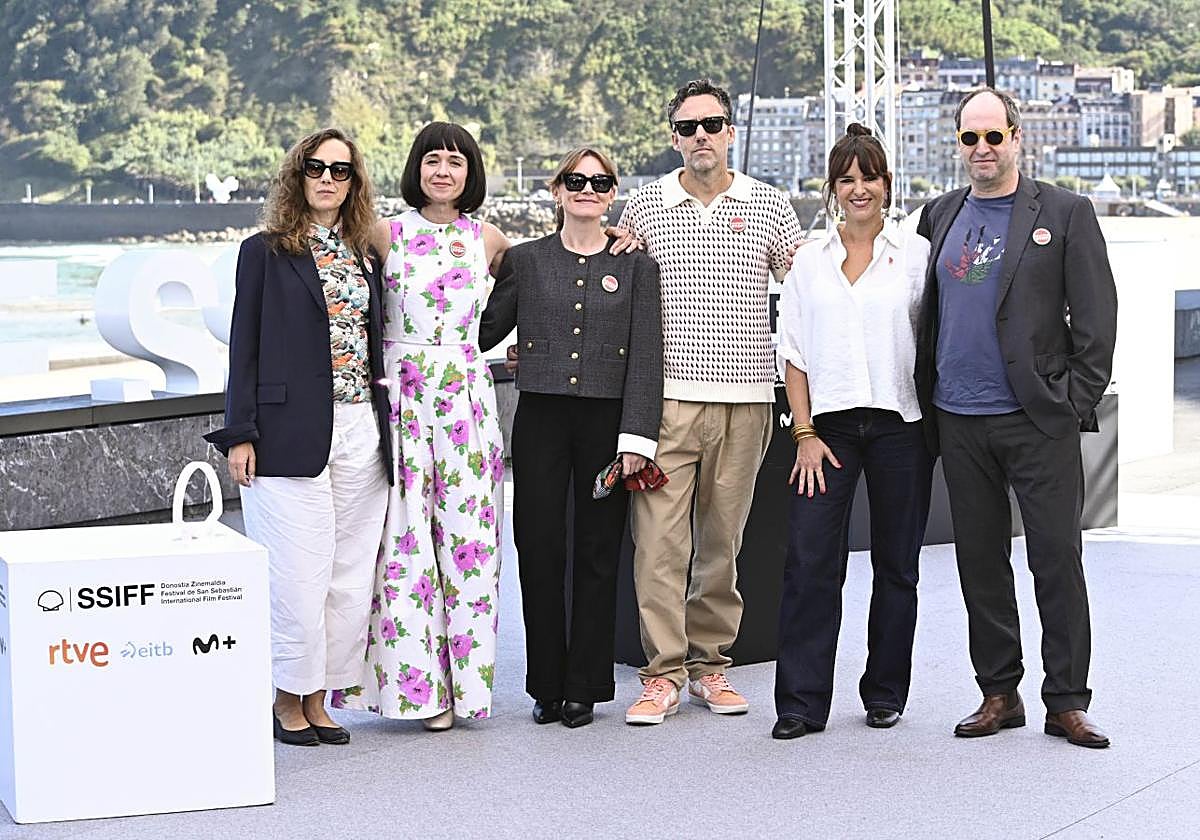 Photocall de la serie 'Zeru ahoak'.