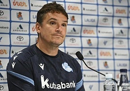 Ansotegi, durante una rueda de prensa en una imagen de archivo.