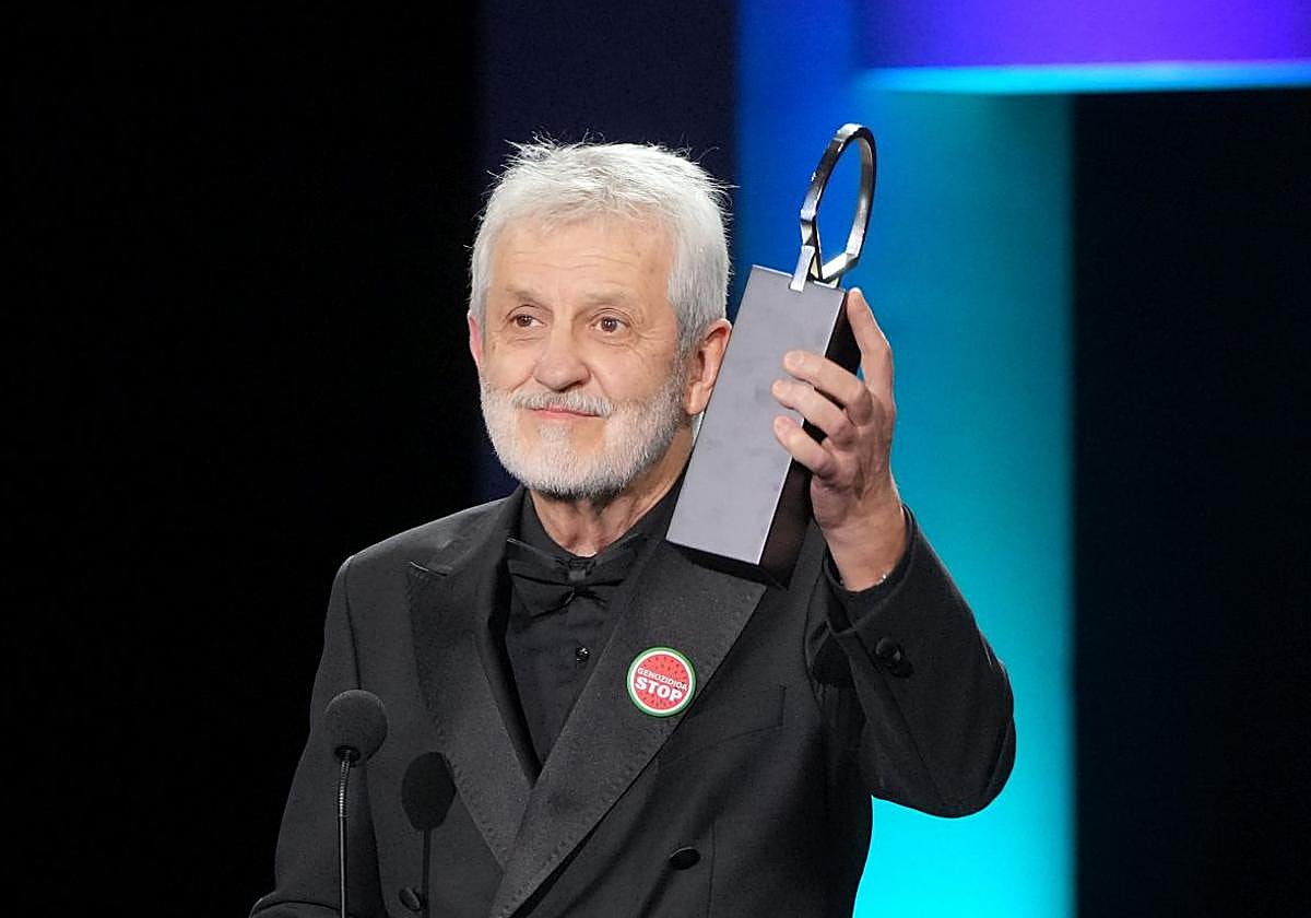 El emocionante discurso de Jose Ramon Soroiz al recoger la Concha de Plata: «Me llena de orgullo ser de Legorreta»