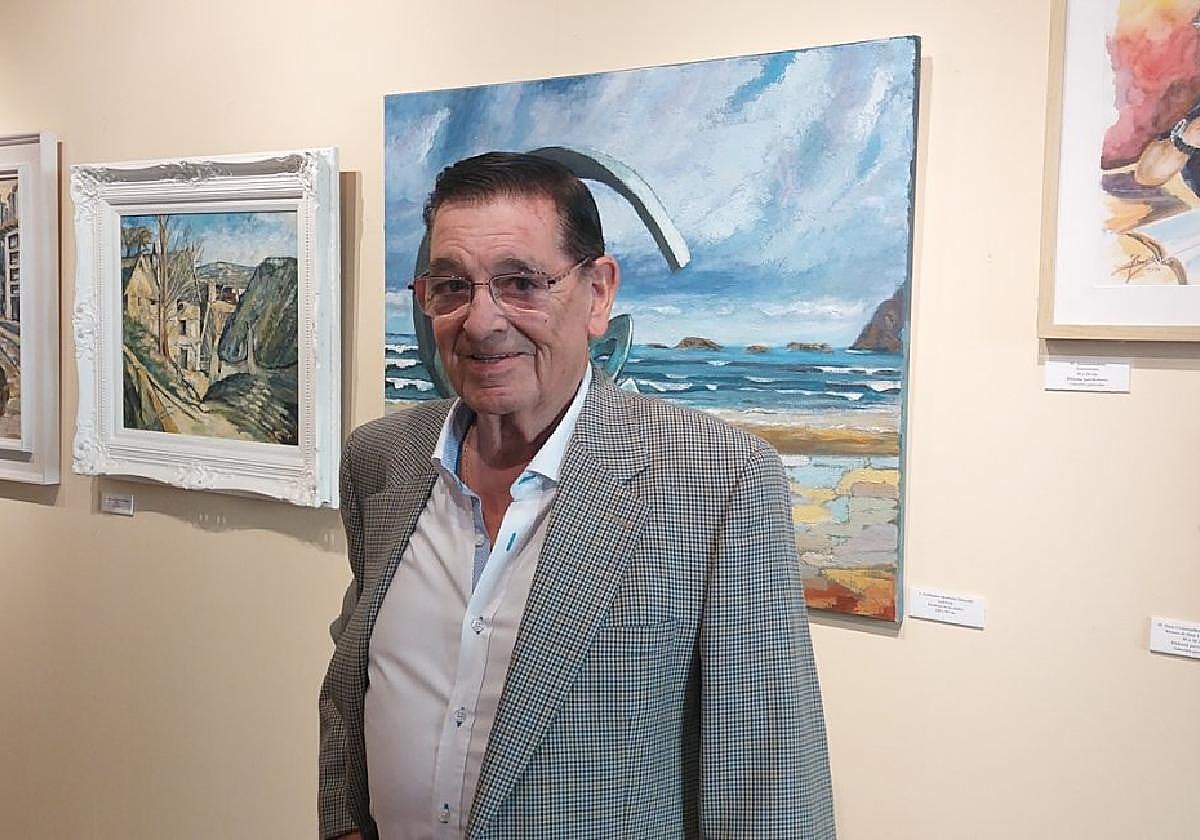 Imanol Urdampilleta, pintor autodidacta y fiel al dibujo, muestra sus obras en Torre Luzea.