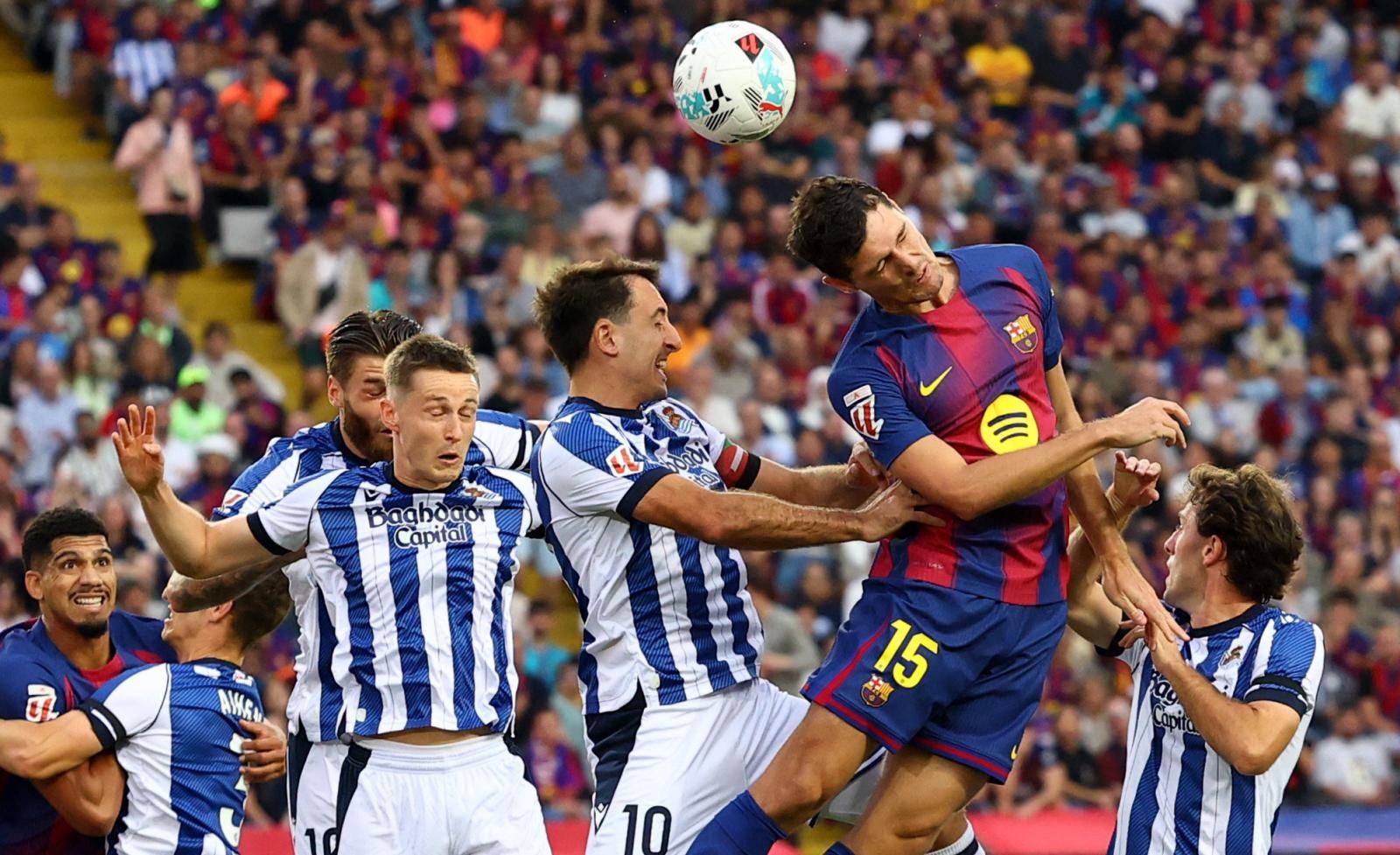 Las imágenes del partido Barça-Real Sociedad