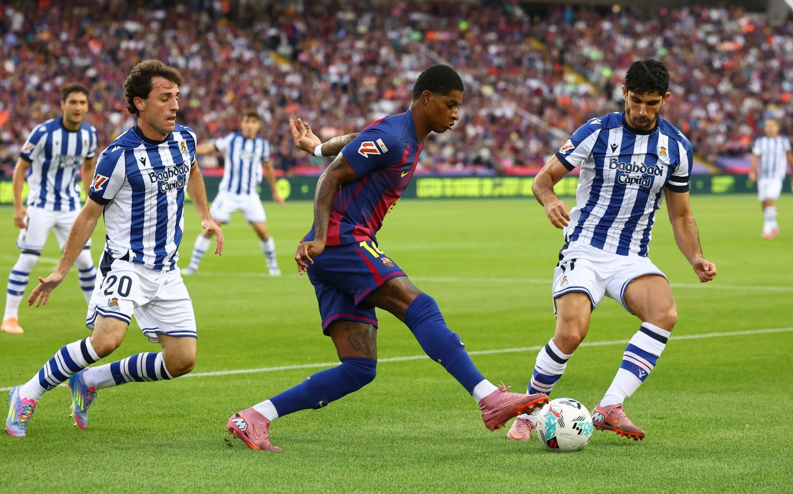 Las imágenes del partido Barça-Real Sociedad