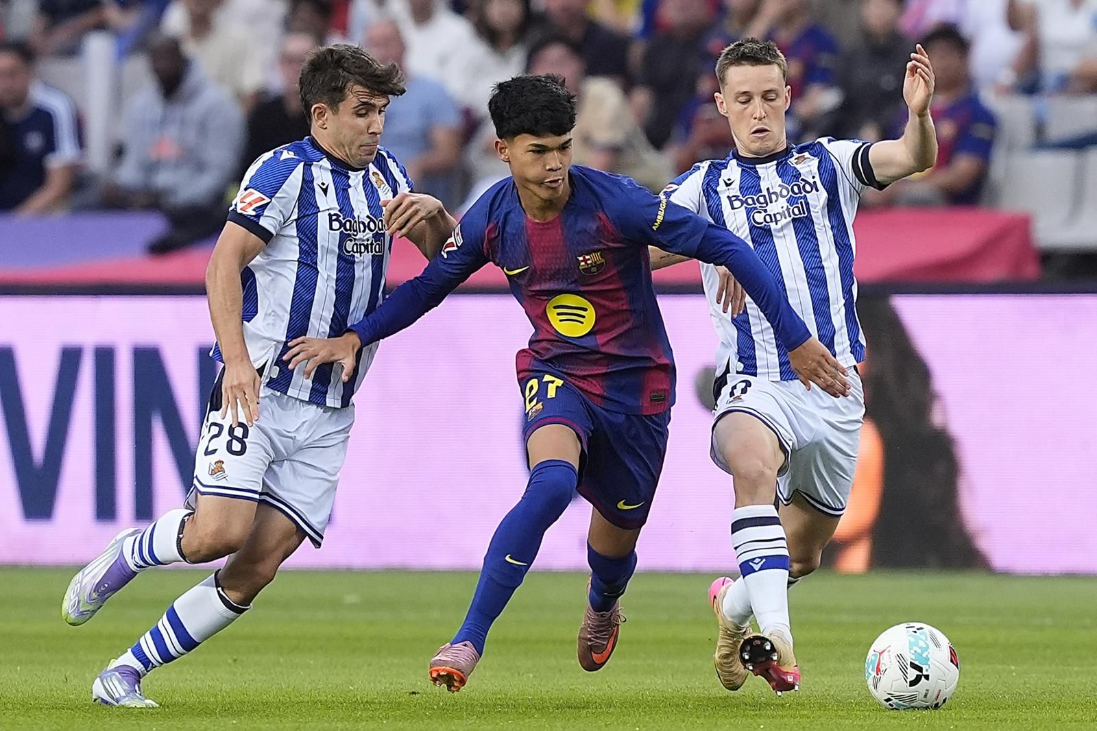 Las imágenes del partido Barça-Real Sociedad