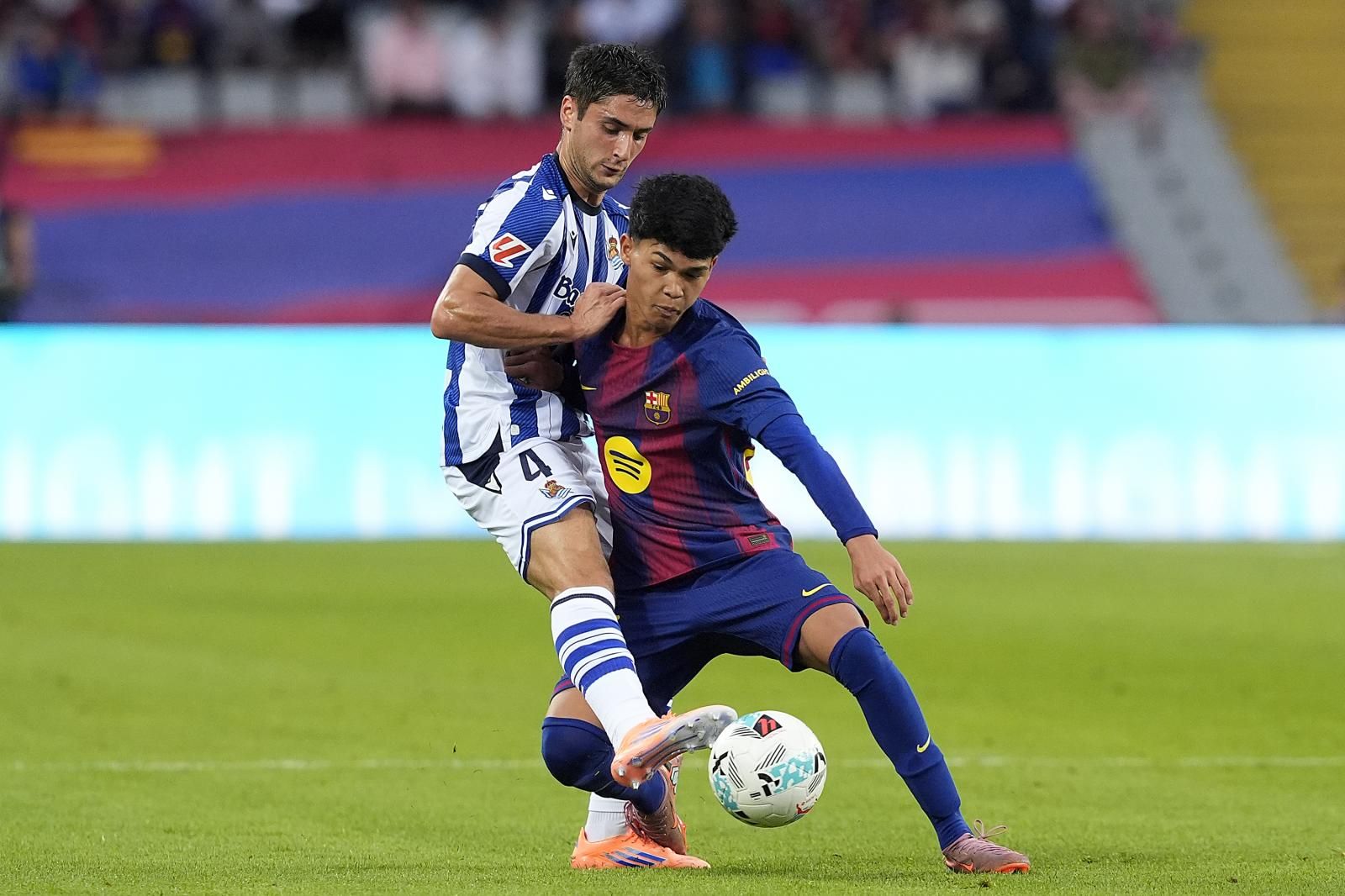 Las imágenes del partido Barça-Real Sociedad