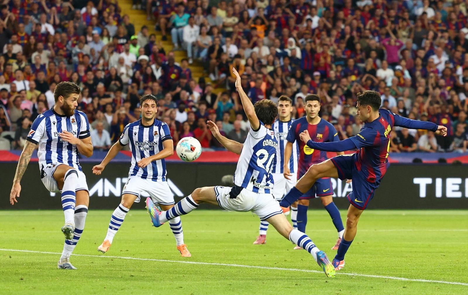 Las imágenes del partido Barça-Real Sociedad