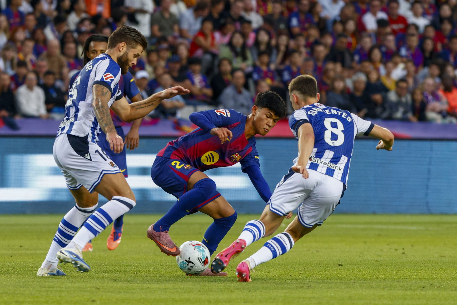 Las imágenes del partido Barça-Real Sociedad
