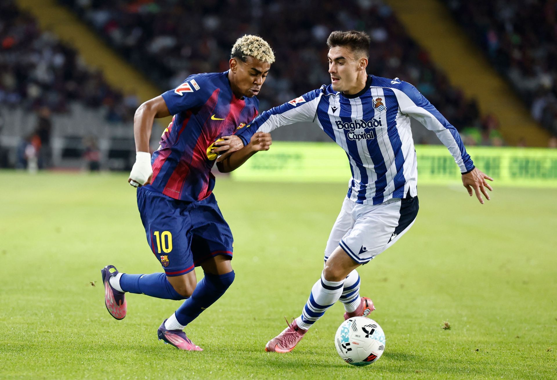 Las imágenes del partido Barça-Real Sociedad