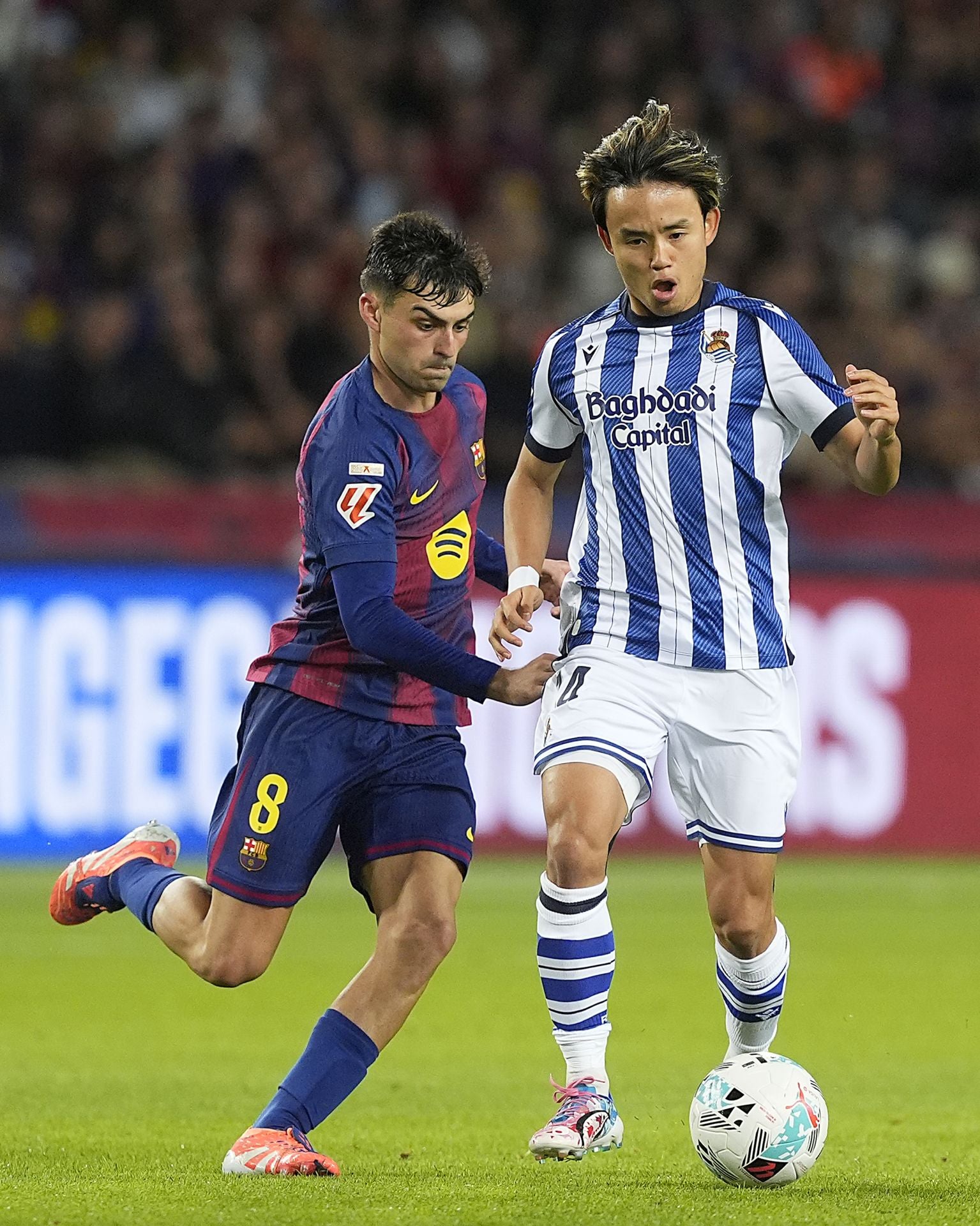 Las imágenes del partido Barça-Real Sociedad