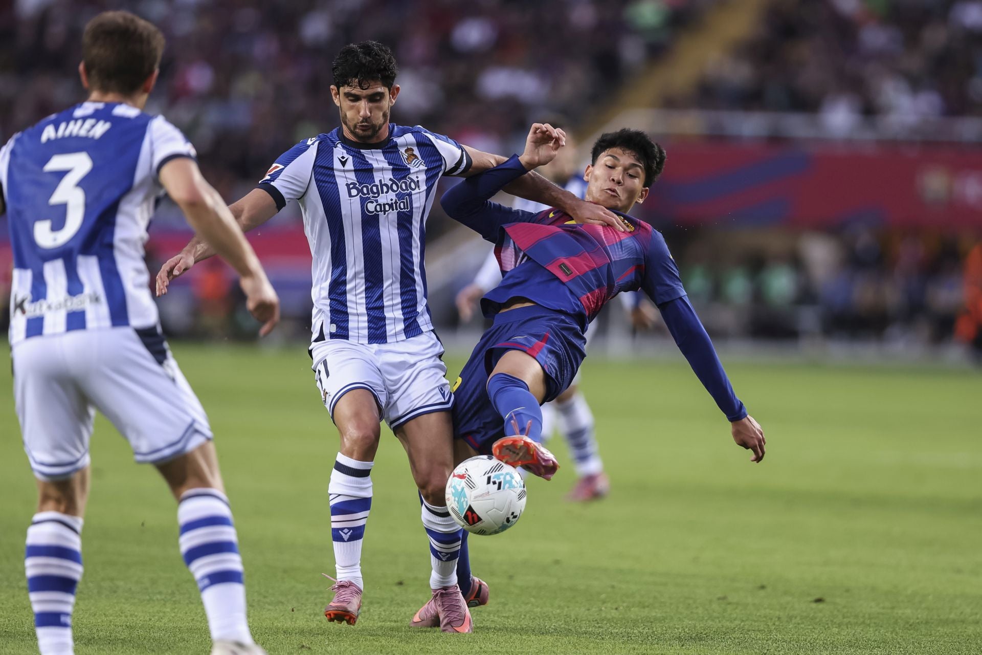 Las imágenes del partido Barça-Real Sociedad