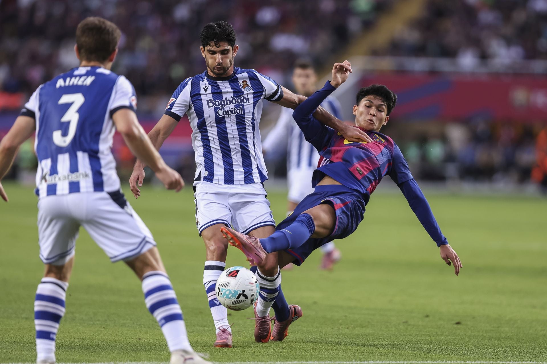 Las imágenes del partido Barça-Real Sociedad