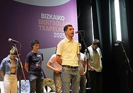 Aitor Bizkarra, finalaurrekoetara, lehenengo saioan nagusitu ondoren