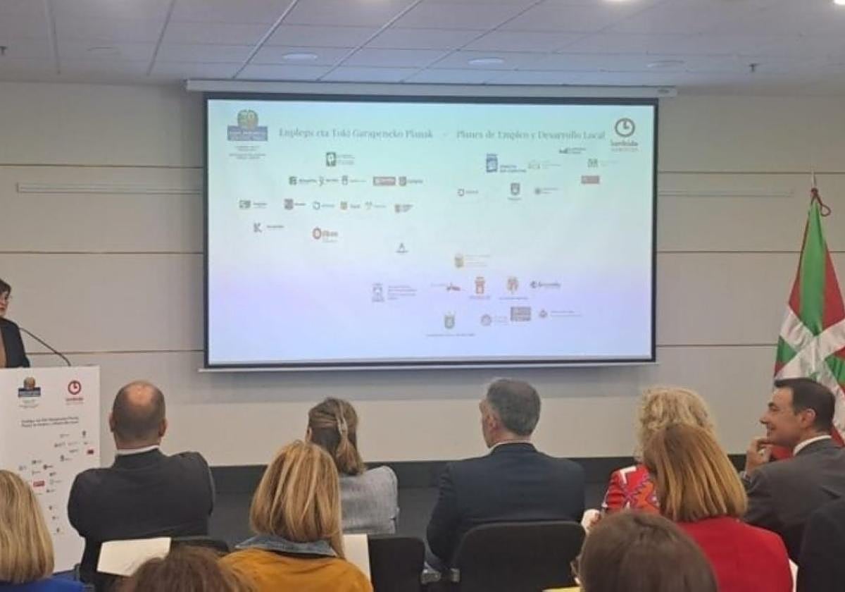 Otaegi durante su intervención.