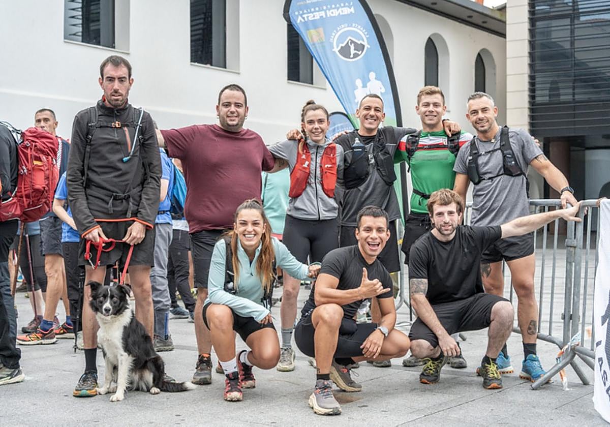 Entre la marcha corta y la larga, 330 personas participaron este pasado domingo en la Mendi Festa de LOTME.