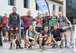 Entre la marcha corta y la larga, 330 personas participaron este pasado domingo en la Mendi Festa de LOTME.