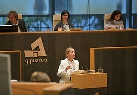Eider Mendoza, en su intervención en Juntas